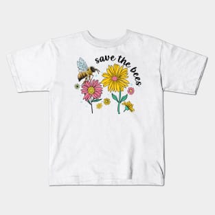 Save The Bees Kids T-Shirt